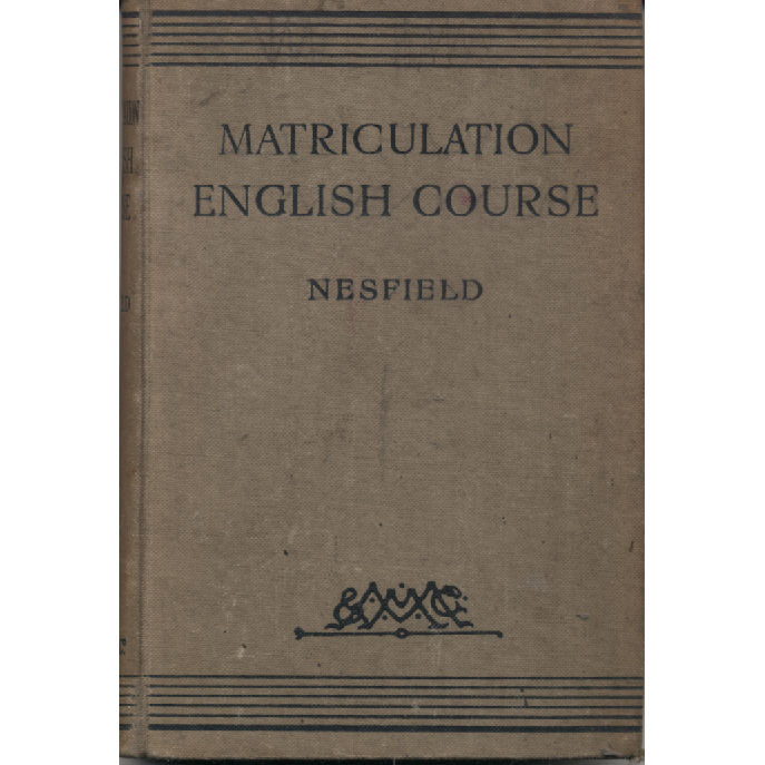 Matriculation English Course