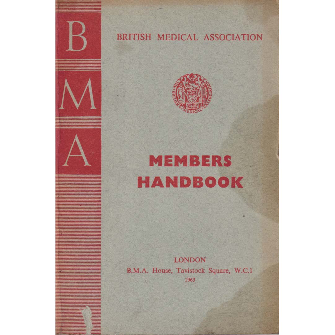British Medical Association Members Handbook 1963