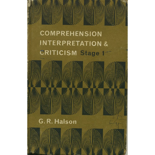 Comprehension Interpretation & Criticism Stage 1