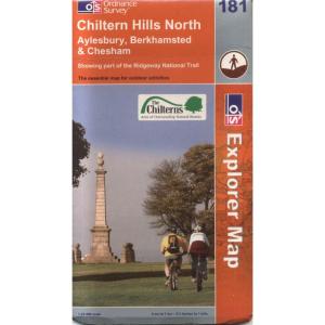 Chiltern Hills North - 181 by Ordnance Survey