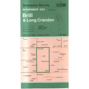 Brill And Long Crendon - Pathfinder 1093 by Ordnance Survey