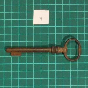 Antique Mortice Key - 4 by 