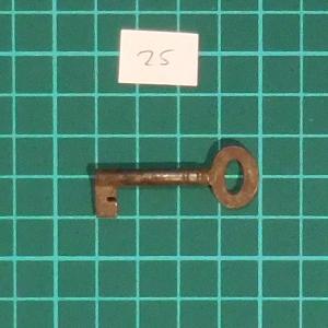 Antique Mortice Key - 25 by 