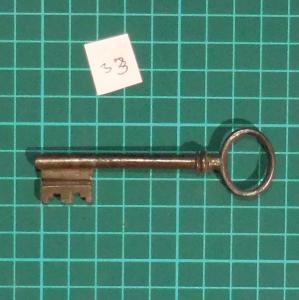 Antique Mortice Key - 33 by 