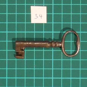 Antique Mortice Key - 34 by 