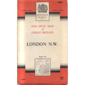 London NW - Sheet 160 by Ordnance Survey