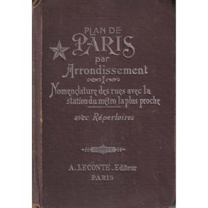 Plan De Paris by A Leconte