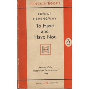 To Have And Have Not by Ernest Hemingway