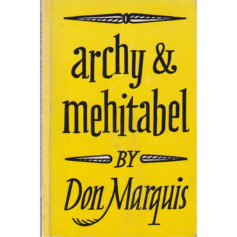 Archy and Mehitabel by Don Marquis