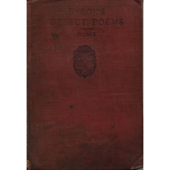 Byrons Selected Poems by Will D Howe