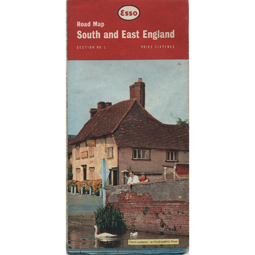 South And East England Map by Esso
