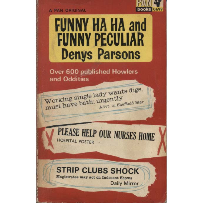 Funny Ha Ha and Funny Peculiar by Denys Parsons