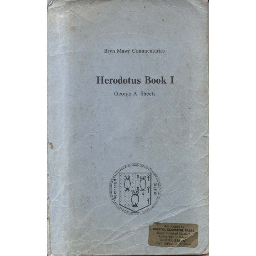 Herodotus Book I by George A Sheets