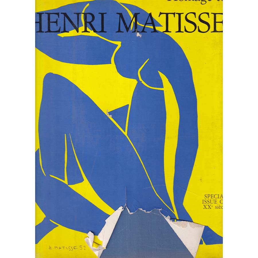 Homage to Henri Matisse - Special Issue of XXe Siecle by San Lazzaro