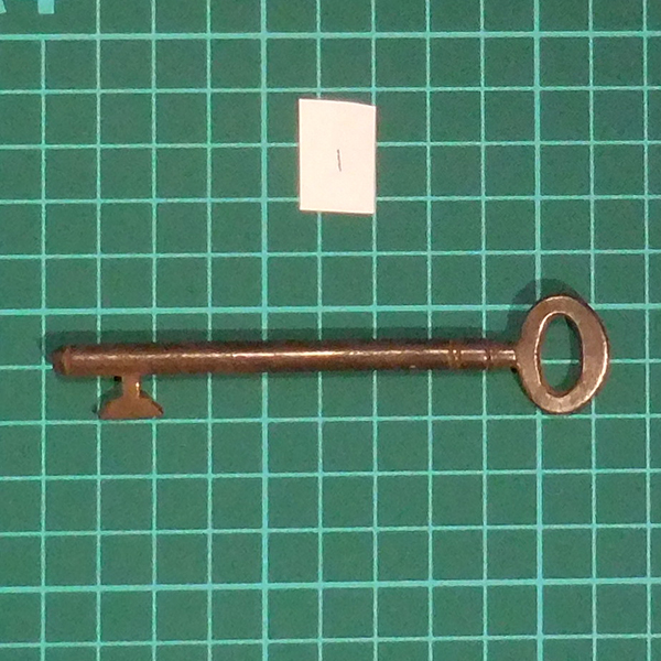 Antique Mortice Key - 1 by 