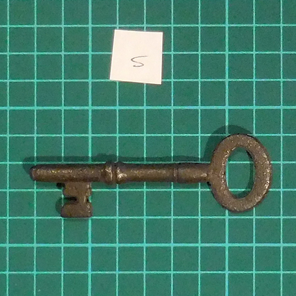 Antique Mortice Key - 5 by 