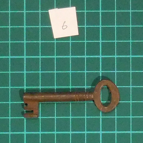 Antique Mortice Key - 6 by 