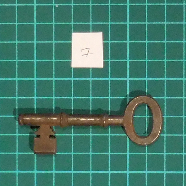 Antique Mortice Key - 7 by 