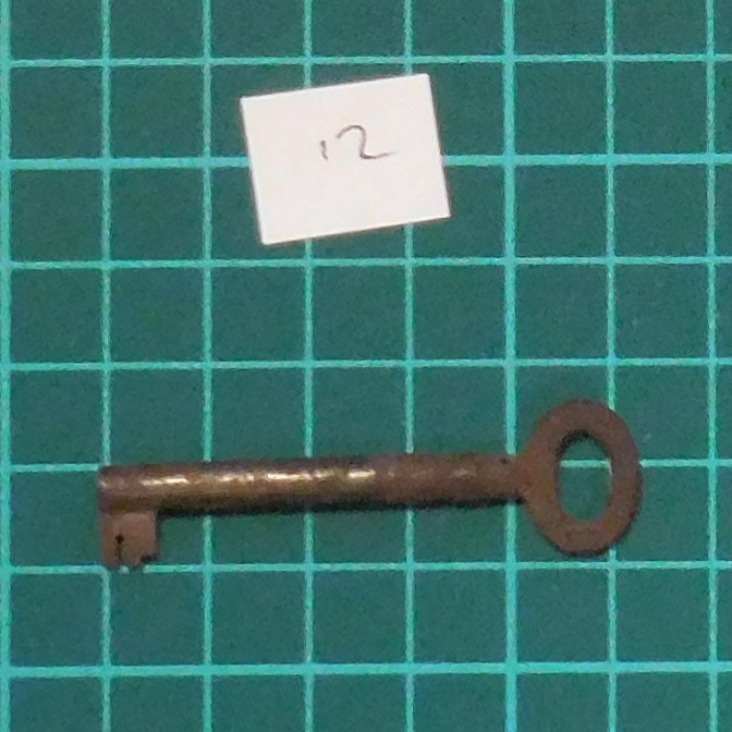 Antique Mortice Key - 12 by 