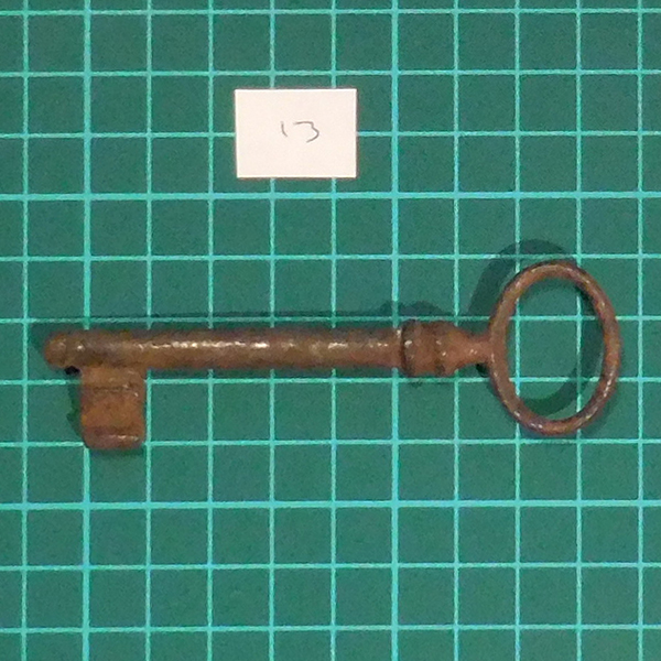 Antique Mortice Key - 13 by 