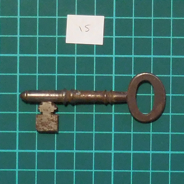 Antique Mortice Key - 15 by 