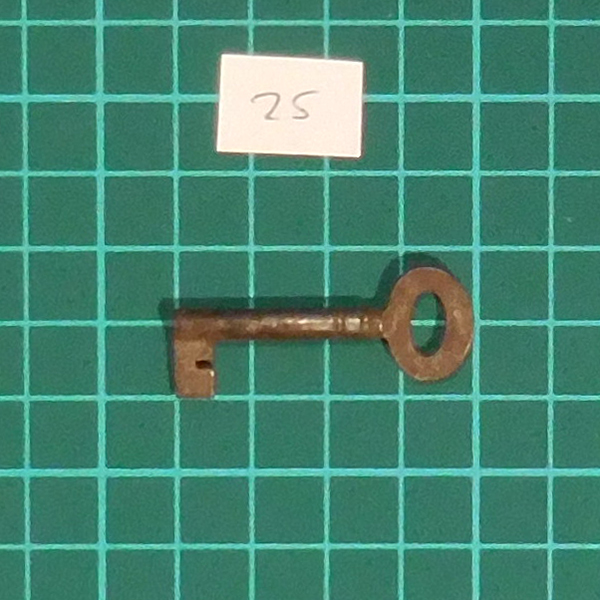 Antique Mortice Key - 25 by 