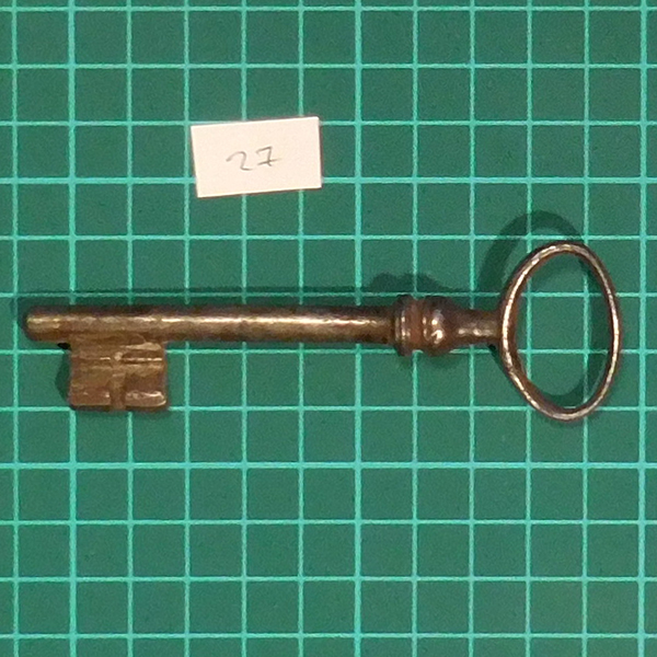 Antique Mortice Key - 27 by 