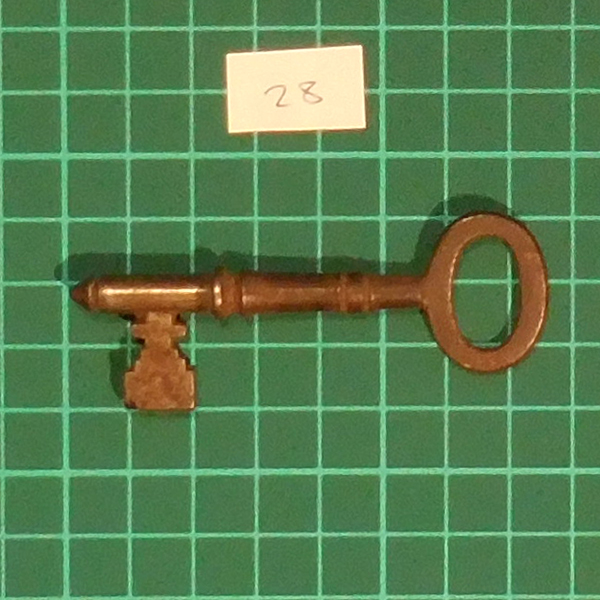 Antique Mortice Key - 28 by 