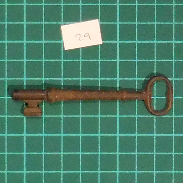 Antique Mortice Key - 29 by 