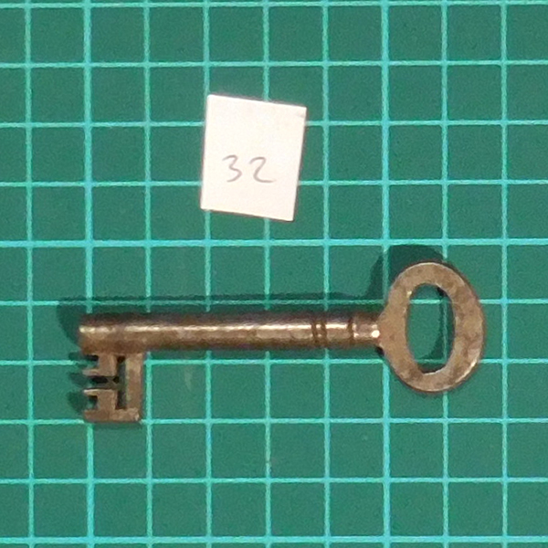 Antique Mortice Key - 32 by 