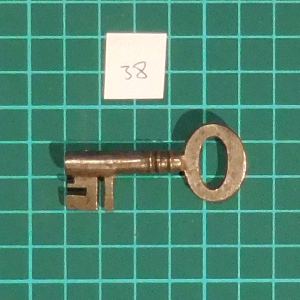 Antique Mortice Key - 38 by 