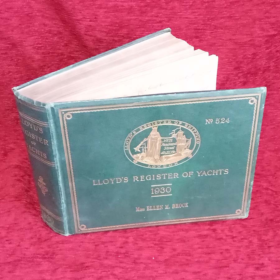 Lloyds Register of Yachts - 1930 by Lloyds