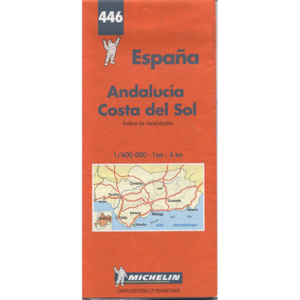 Michelin Map of Andalucia and Costa del Sol by Michelin