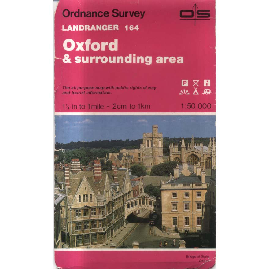 Oxford and Surrounding Area - Landranger 164 by Ordnance Survey