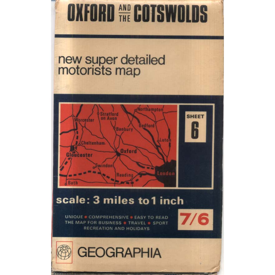 Oxford and the Cotswolds - Geographia Sheet 6 by Geographia