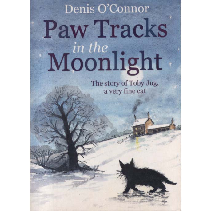 Paw Tracks in the Moonlight by Dennis OConnor