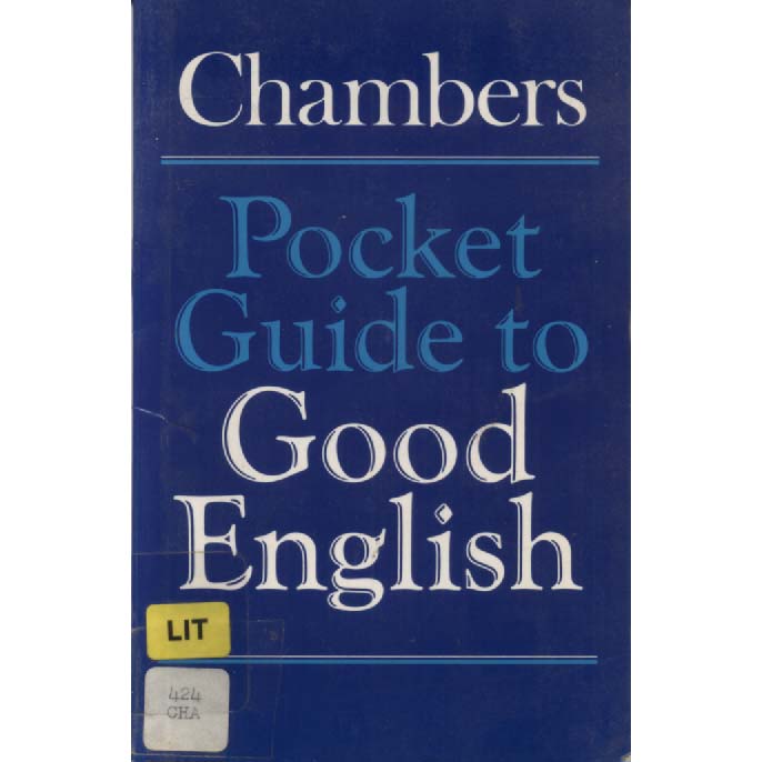 Pocket Guide to Good English by George W Davidson
