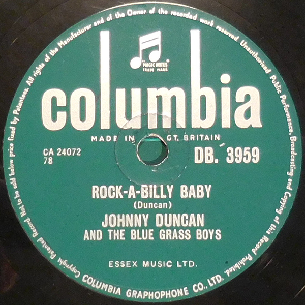 Rock-A-Billy Baby by Johnny Duncan
