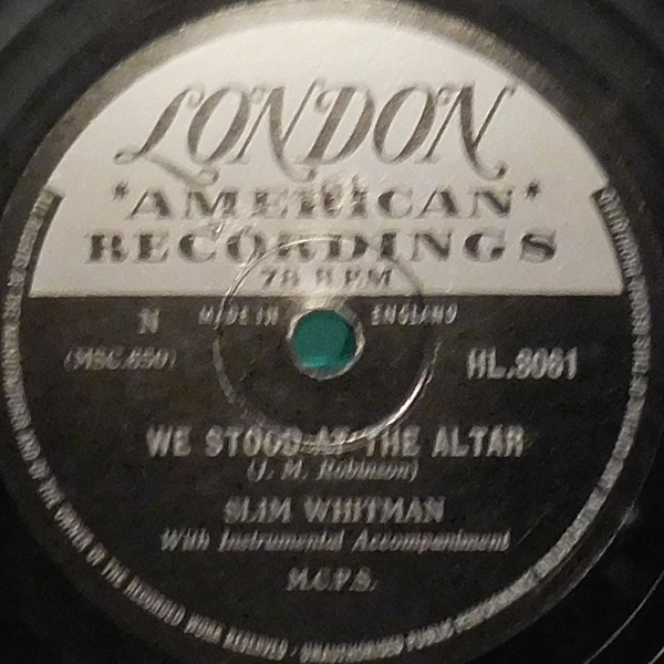 We Stood At The Alter by Slim Whitman