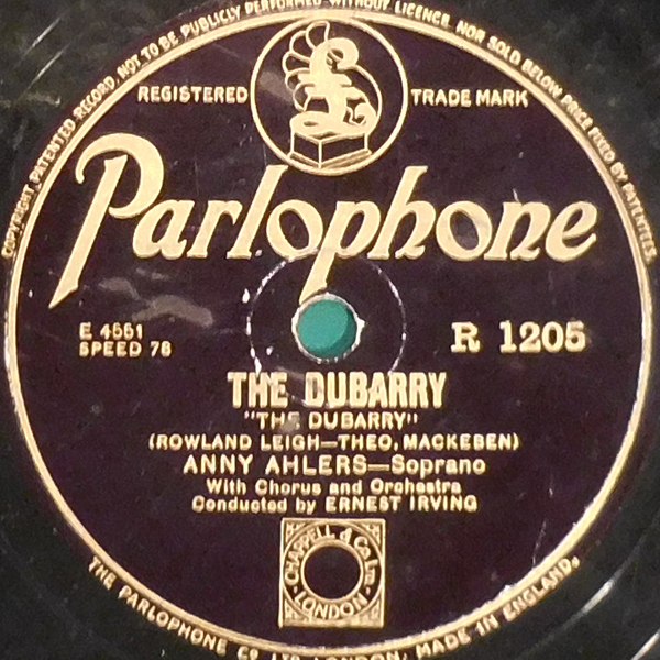 The Dubarry by Anny Ahlers
