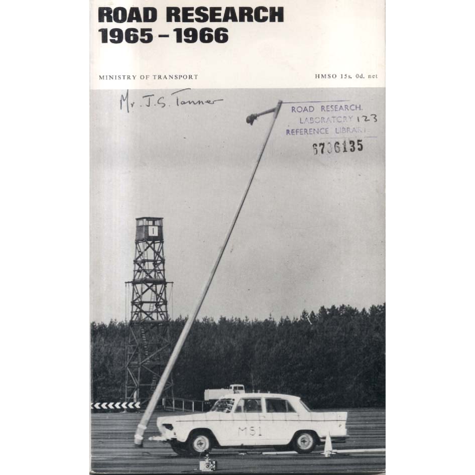 Road Research 1965-1966 by Ministry of TRansport