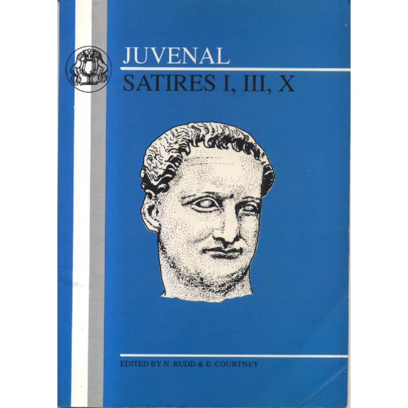 Satires I III X by Juvenal