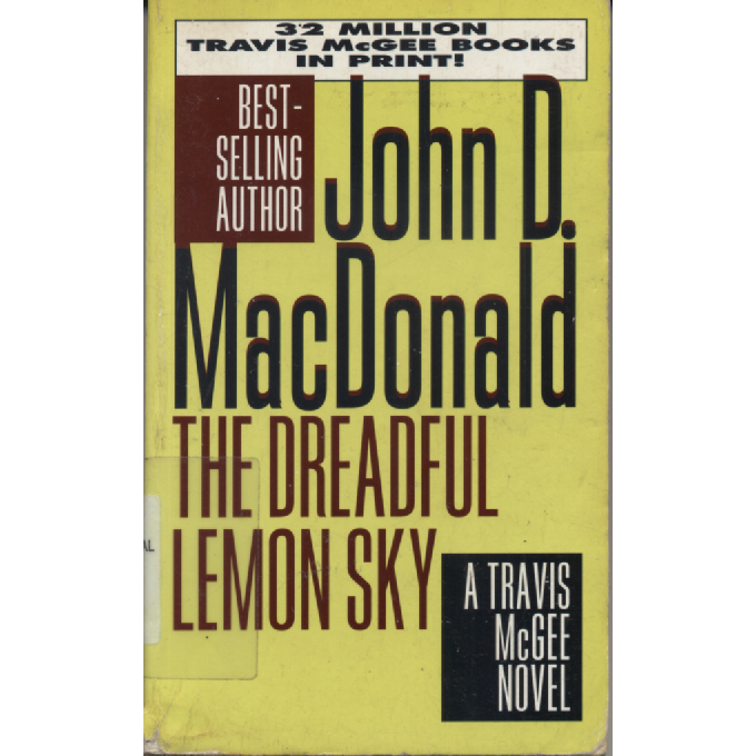 The Dreadful Lemon Sky by John D MacDonald