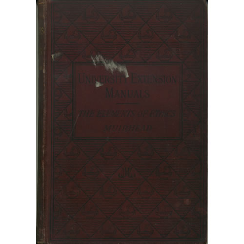 The Elements Of Ethics by JH Muirhead