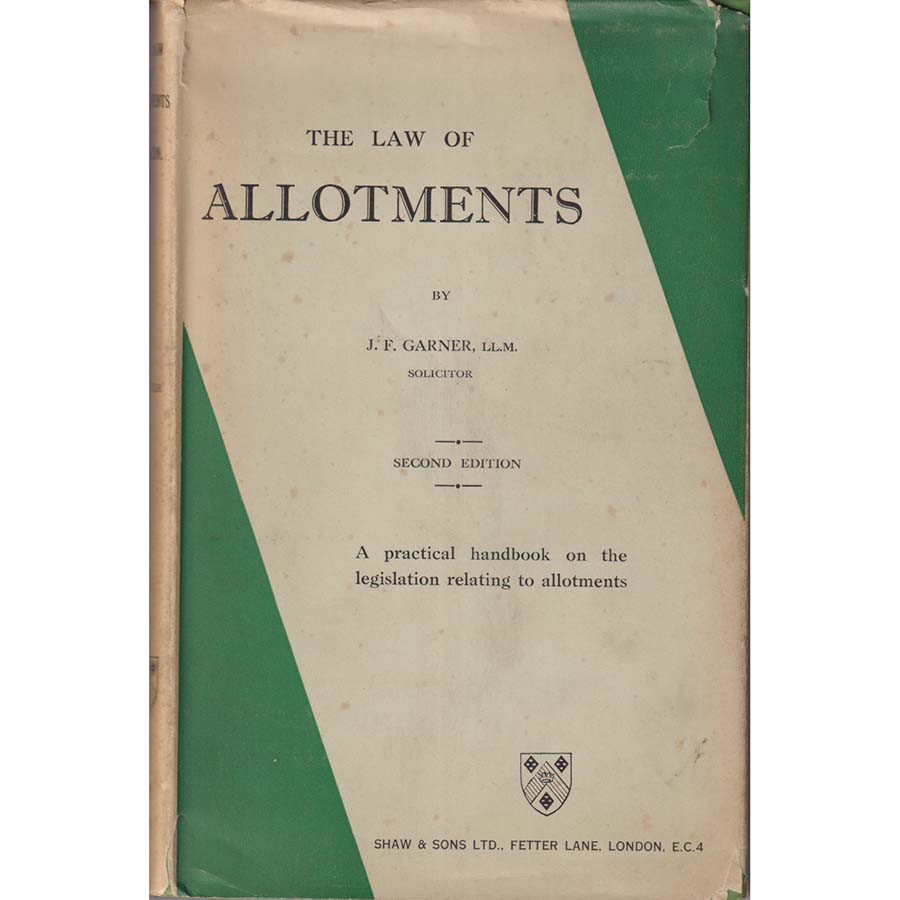The Law of Allotments by JF Garner