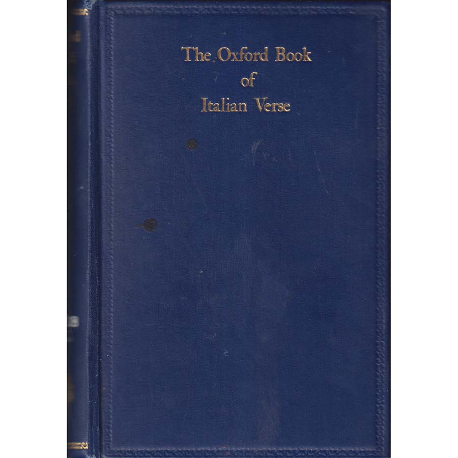 The Oxford Book of Italian Verse by St John Lucas