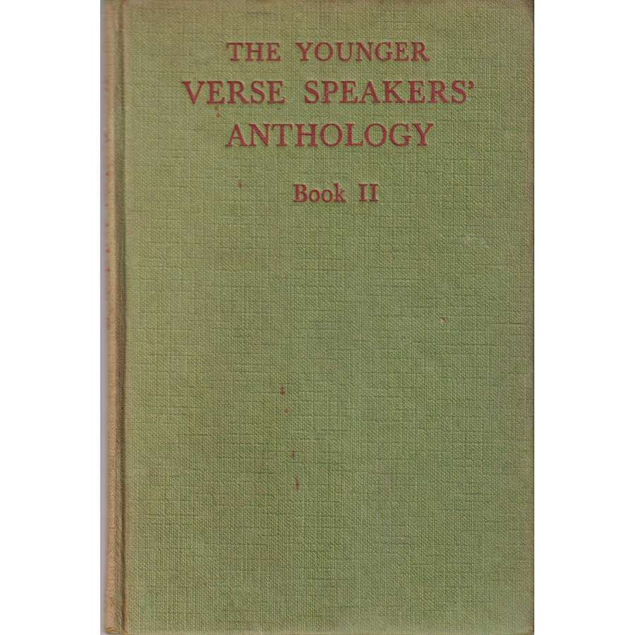 the Younger Verse Speakers Anthology Book II by E Guy Pertwee and Marjorie Lyon